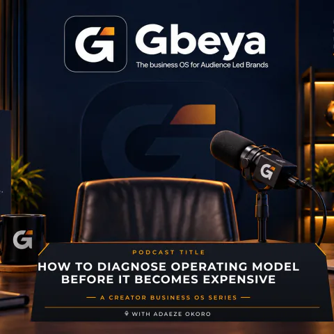 How to diagnose operating model before it becomes expensive — The Creator Business OS
