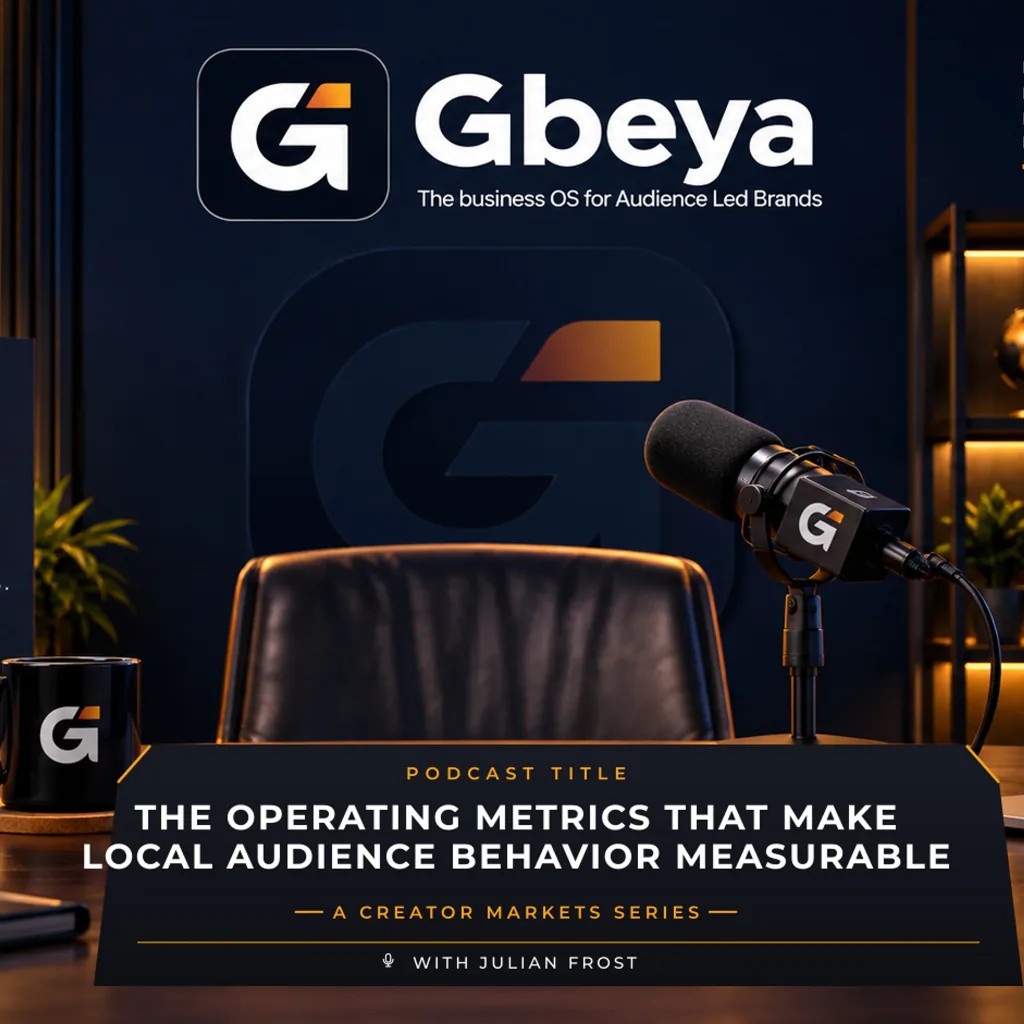 The operating metrics that make local audience behavior measurable — Creator Markets episode cover