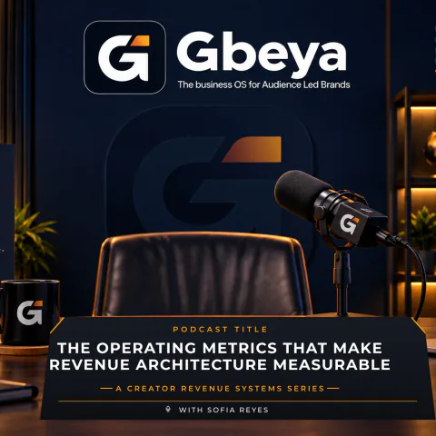The operating metrics that make revenue architecture measurable — Creator Revenue Systems